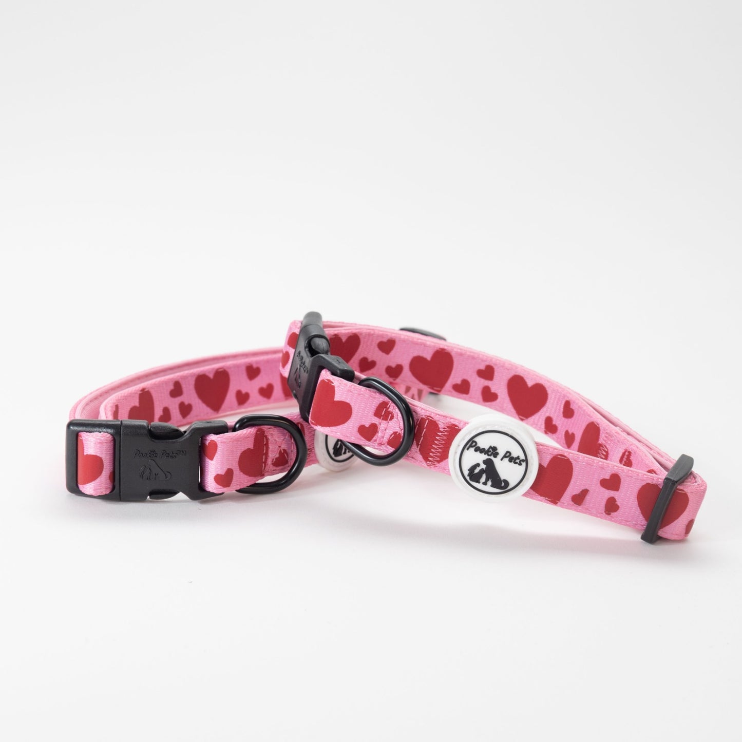 Reflective collar - Hearts