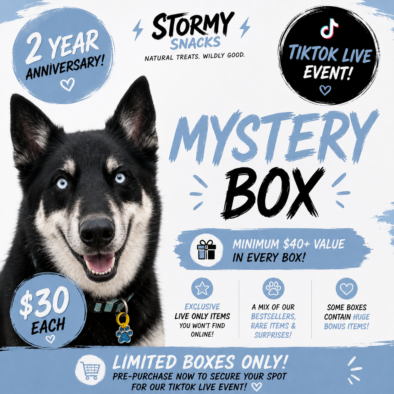 Stormy Snacks 2 Year Anniversary LIVE Mystery Box ๐ 4th July 7pm AEST