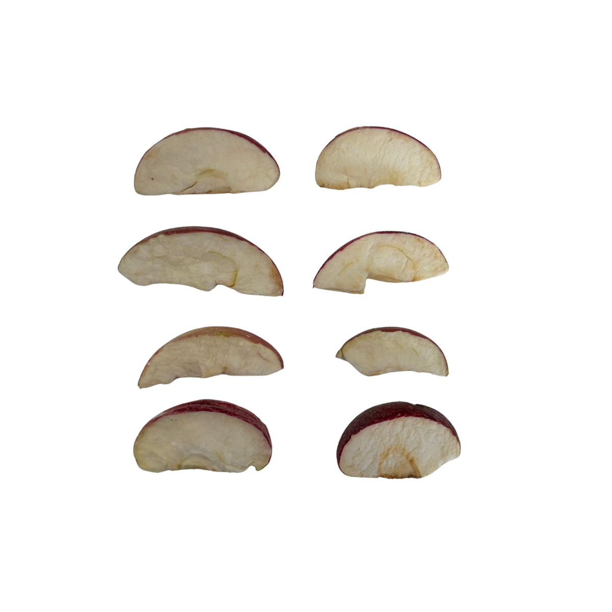 Freeze dried apple slices