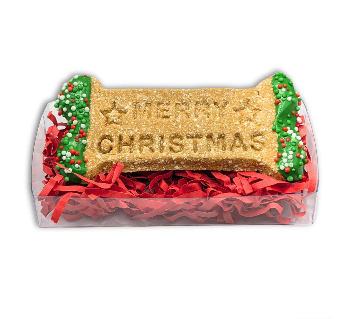 Large Merry Christmas bone - Assorted