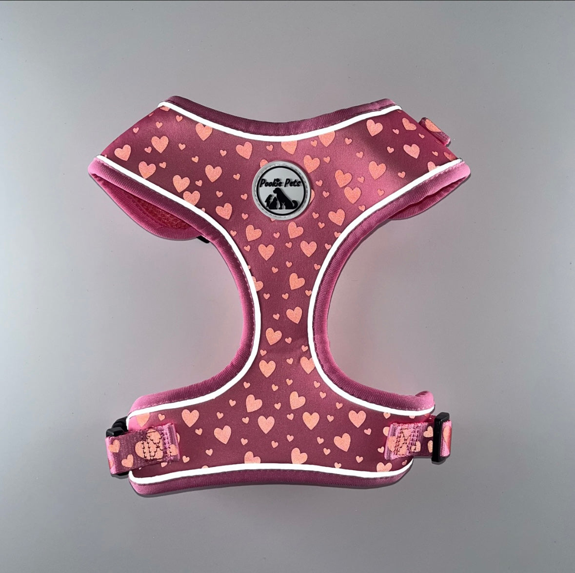 Reflective comfort harness - Hearts
