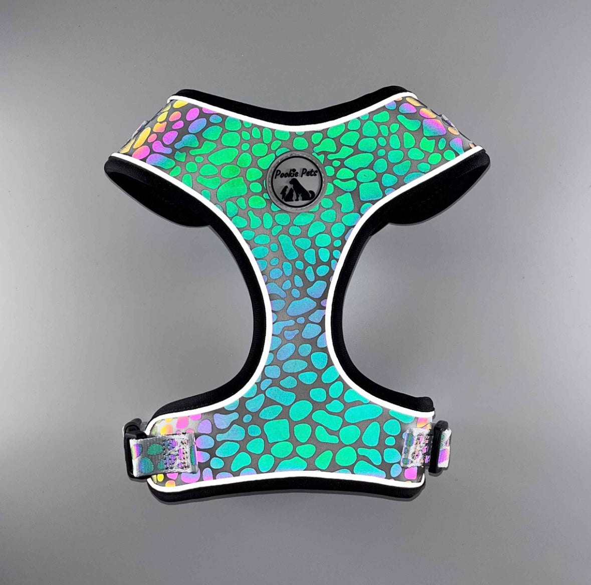 Reflective comfort harness - Pebbles
