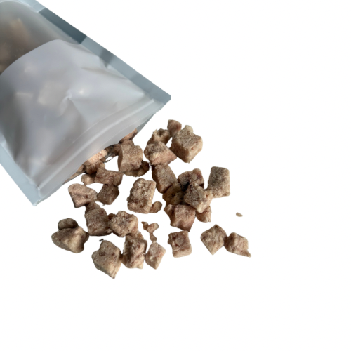 Freeze dried turkey pieces