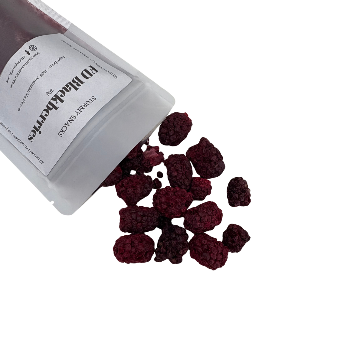 Freeze dried blackberries